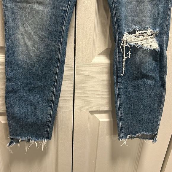 Mother The Looker Ankle Step Fray Exposed Secret Sister Jeans Size 23 - Picture 9 of 12